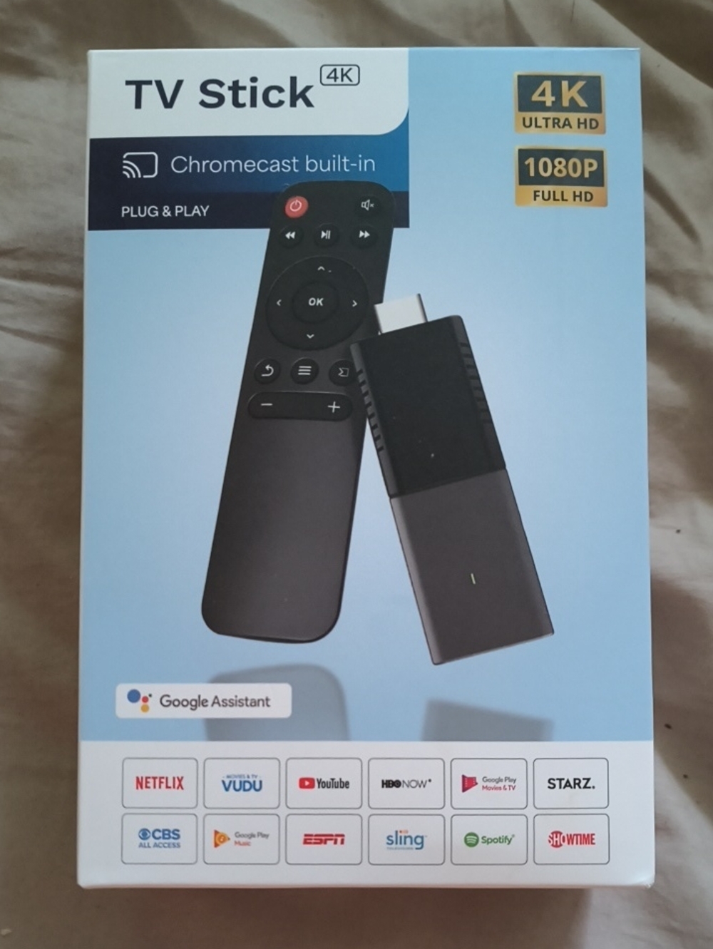 Google TV Stick 4K Chromecast Built-In - Black